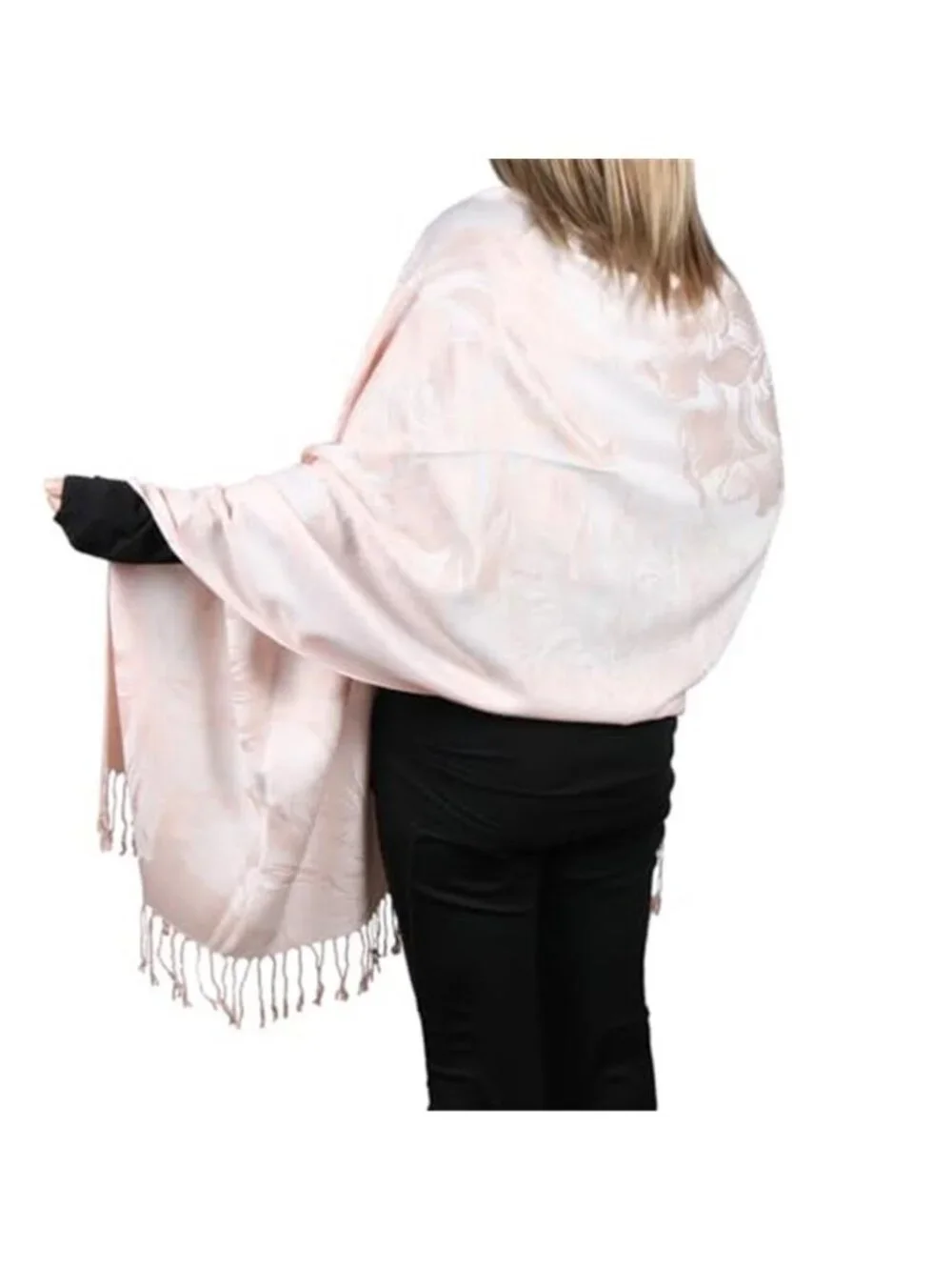 Women's Pashmina Shawls and Wraps Reversible Floral Flower Rave Scarf